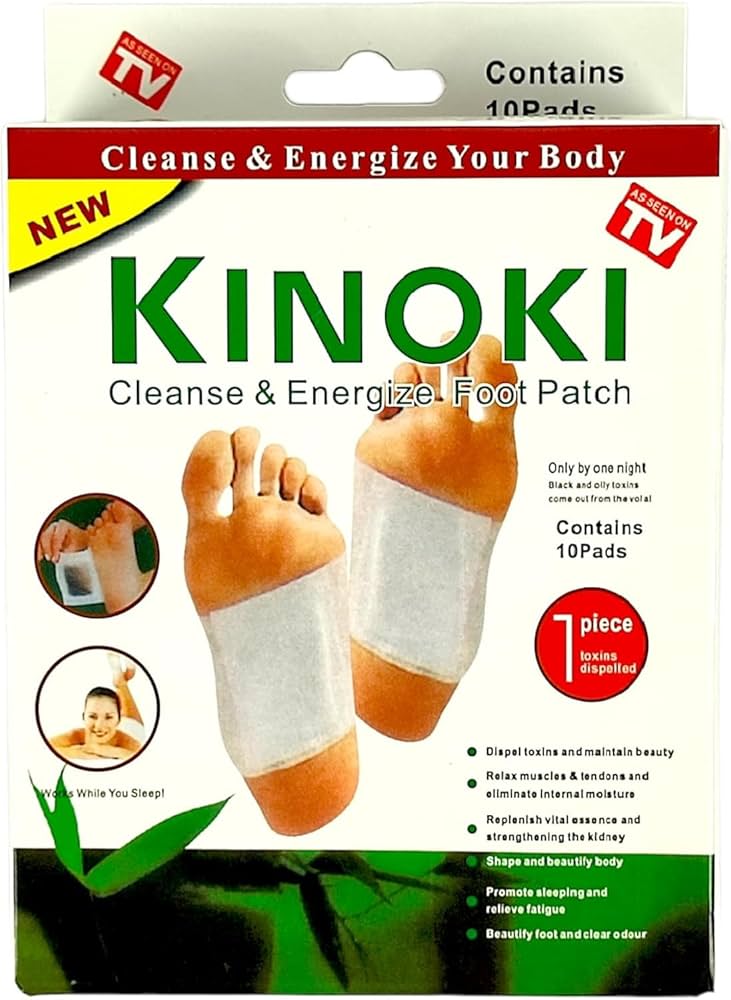 KINOKI DETOX FOOT PADS (IMPORTED) 1 BOX (PACK OF 10 PIECES)